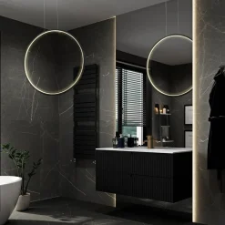 Lampa Wisząca Loop M Zmienna Barwa Światła LED czarna IP44 (PL0119-85-CCT-BK) - Yaskr