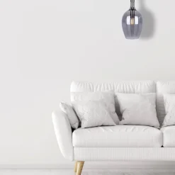 Lampa wisząca LUGANO SMOKED 1 (ML8813) - Milagro