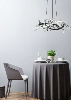 Lampa wisząca MAIA czarna (MD3481-1S-3BCT) - Zuma Line