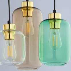 Lampa wisząca MARCO GREEN 3 PŁ KOŁO (3325) - TK Lighting