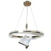Lampa wisząca Marissa Cristal złota LED CCT (LP-2515/1P Cristal GD) - Light Prestige