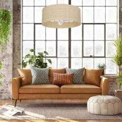 Lampa wisząca MARSHALL WHITE / RATTAN 3xE27 (MLP7490) - Milagro