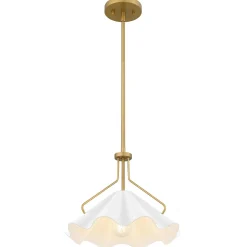 Lampa wisząca Mejia w stylu vintage Postarzany mosiądz (QZ-MEJIA-1P-S-AB) - Elstead Lighting