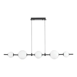 Lampa wisząca MILA czarna 140 cm (ST-CP241222-5L) - Step into Design