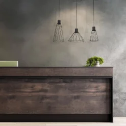 Lampa wisząca MODESTO BLACK 3 listwa (10149) - TK Lighting