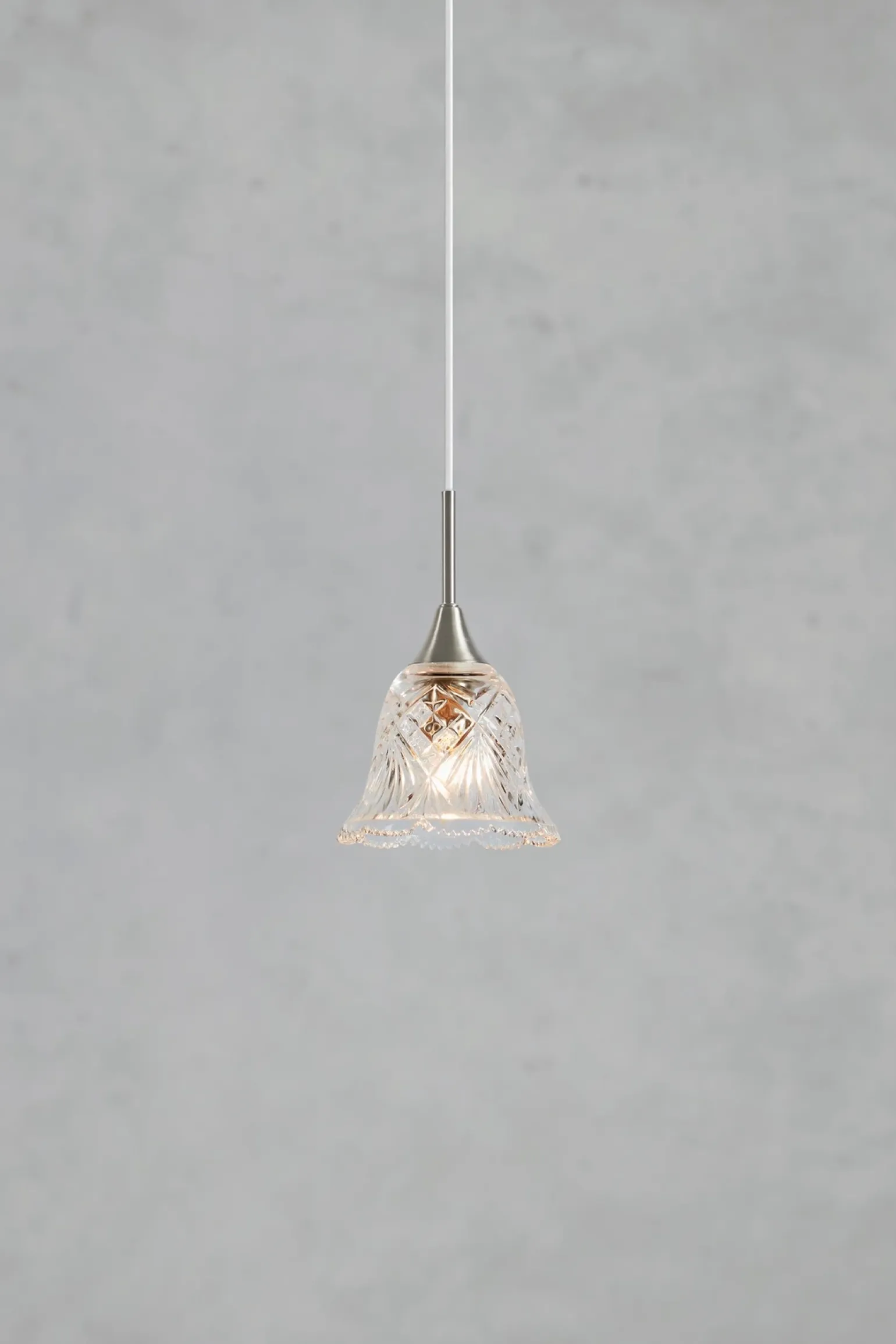 Lampa wisząca nad stół LUNA Pendant 1L Clear/Satin Nickel (109012) Markslojd