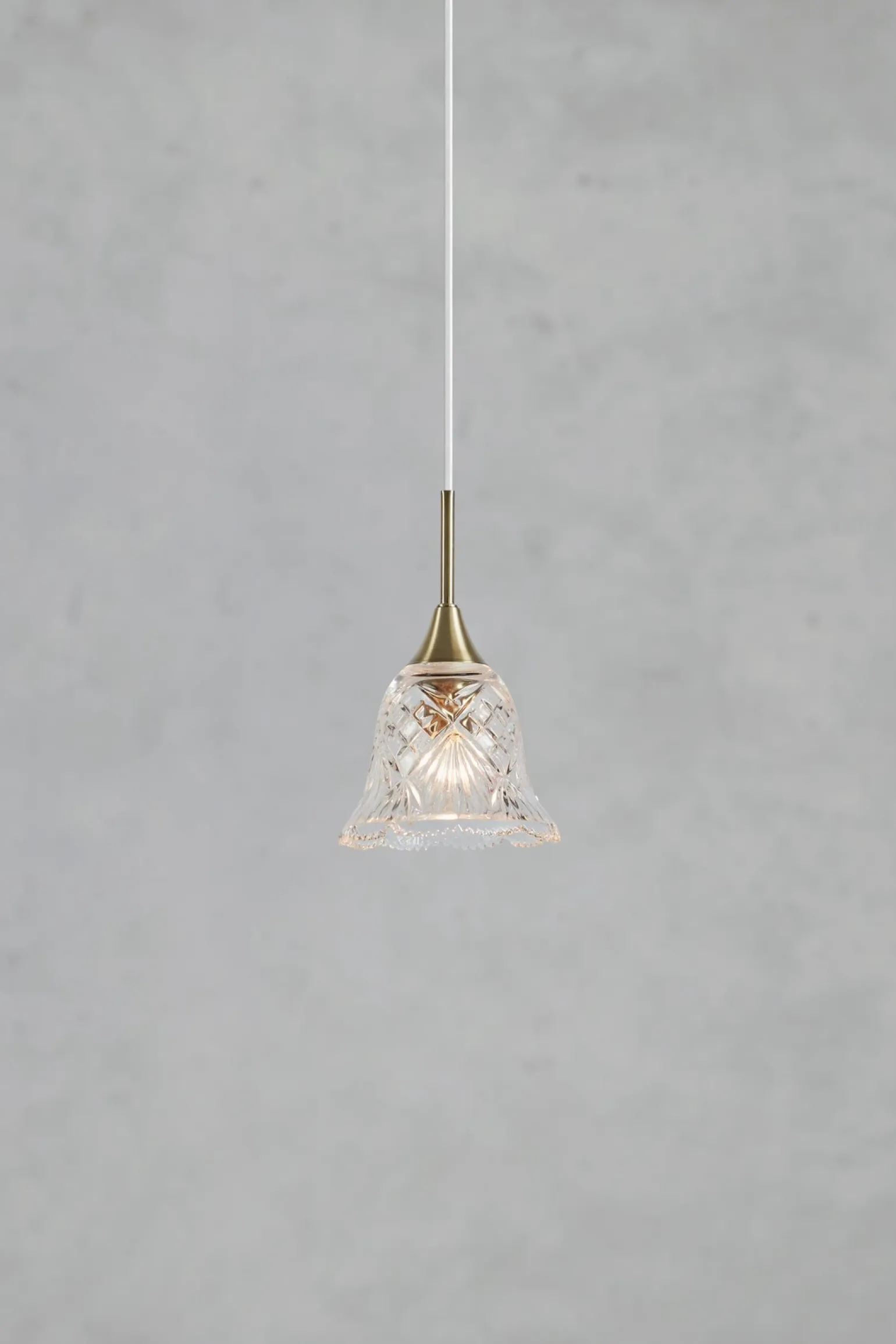 Lampa wisząca nad stół LUNA Pendant 1L Clear/Antique Brass (109011) Markslojd
