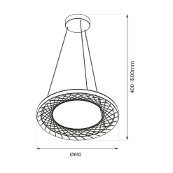 Lampa wisząca NEST LED (ML0524) - Milagro