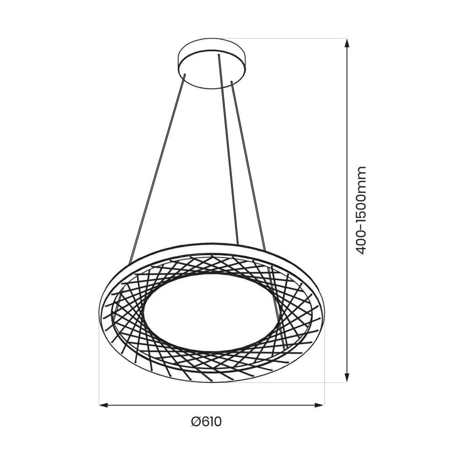 Lampa wisząca NEST LED (ML0524) - Milagro