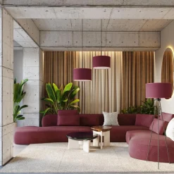 Lampa wisząca NEVIA burgund (SL.1852) - Sollux Lighting