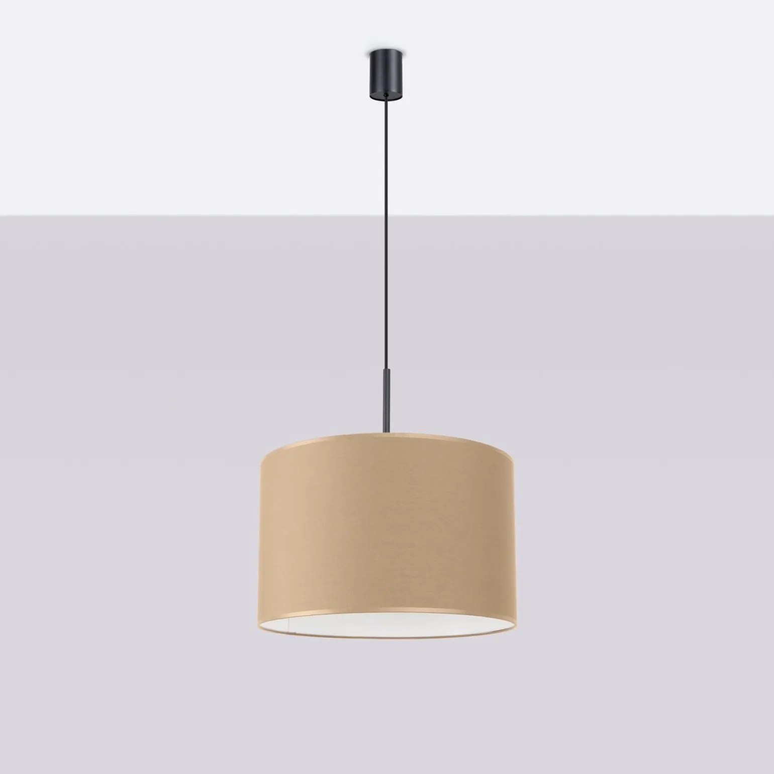 Lampa wisząca NEVIA taupe (SL.1849) - Sollux Lighting