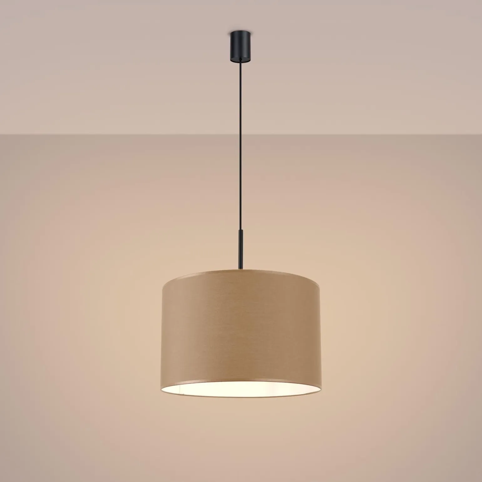 Lampa wisząca NEVIA taupe (SL.1849) - Sollux Lighting