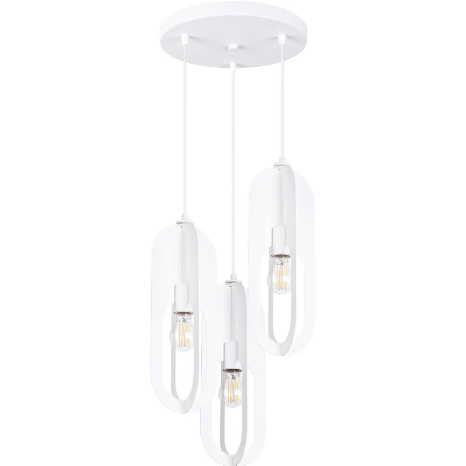 Lampa wisząca NICUS 3P biała (SL.1361) - Sollux Lighting