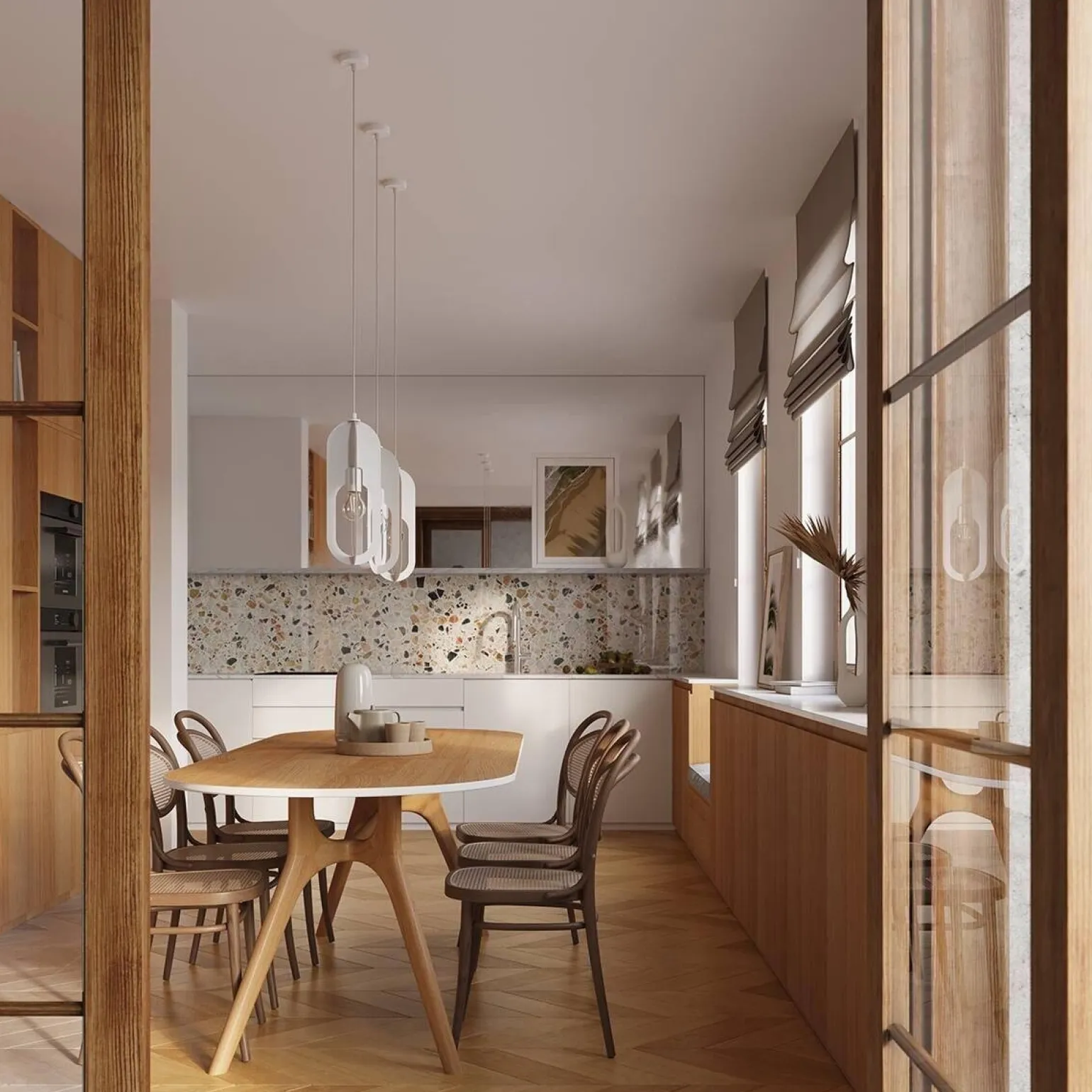 Lampa wisząca NICUS 3P biała (SL.1361) - Sollux Lighting