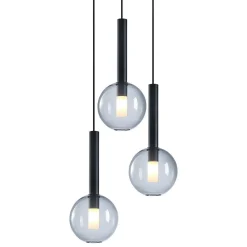 Lampa wisząca NIKO BLACK 3 (ML0333) - Milagro
