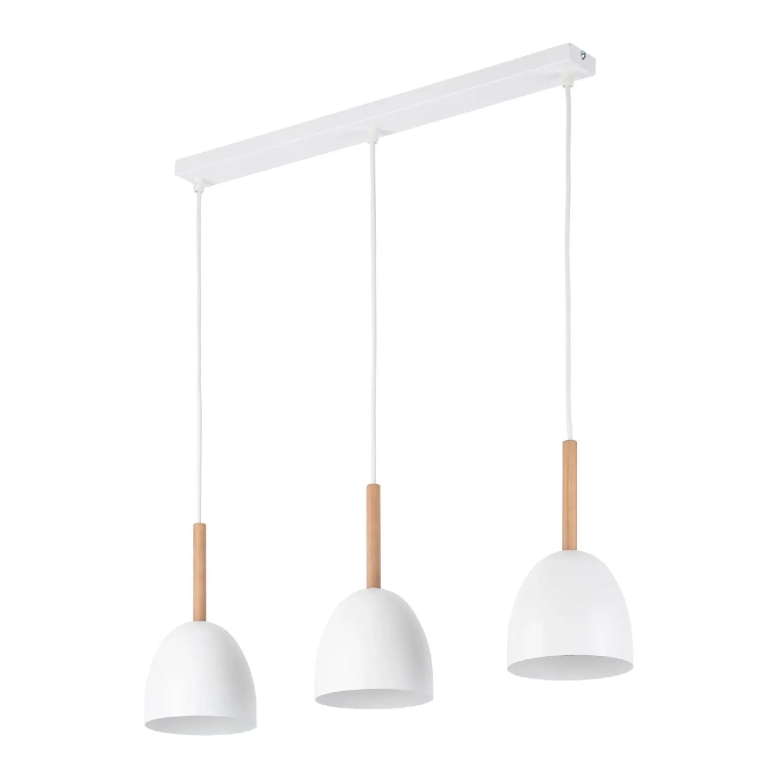 Lampa wisząca NORD 3 PŁ biała listwa (4869) - TK Lighting