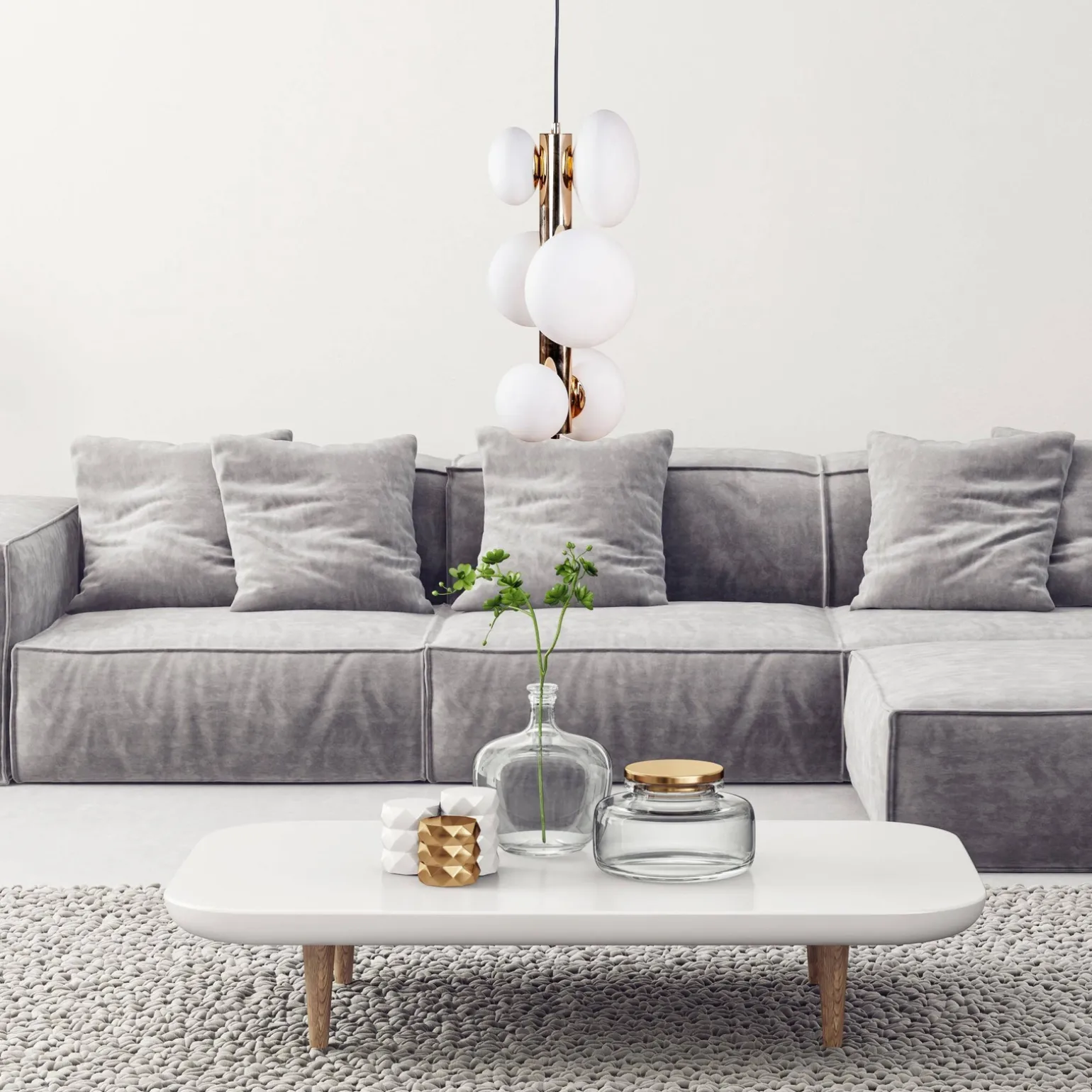 Lampa wisząca OMI złota (1195) - Zuma Line