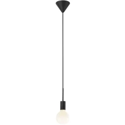 Lampa wisząca PACO Nordlux E27 40W Metal Czarny