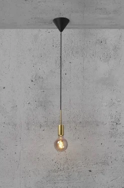Lampa wisząca PACO Nordlux E27 40W Metal Mosiądz