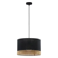 Lampa wisząca PAGLIA czarna Ø 38 (6543) - TK Lighting
