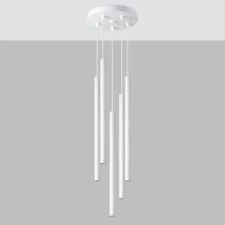 Lampa wisząca PASTELO 5P biała (SL.1175) - Sollux Lighting