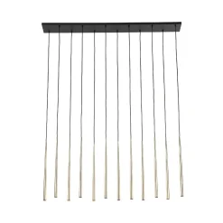 Lampa wisząca PIANO BLACK GOLD 12 (10119) - TK Lighting
