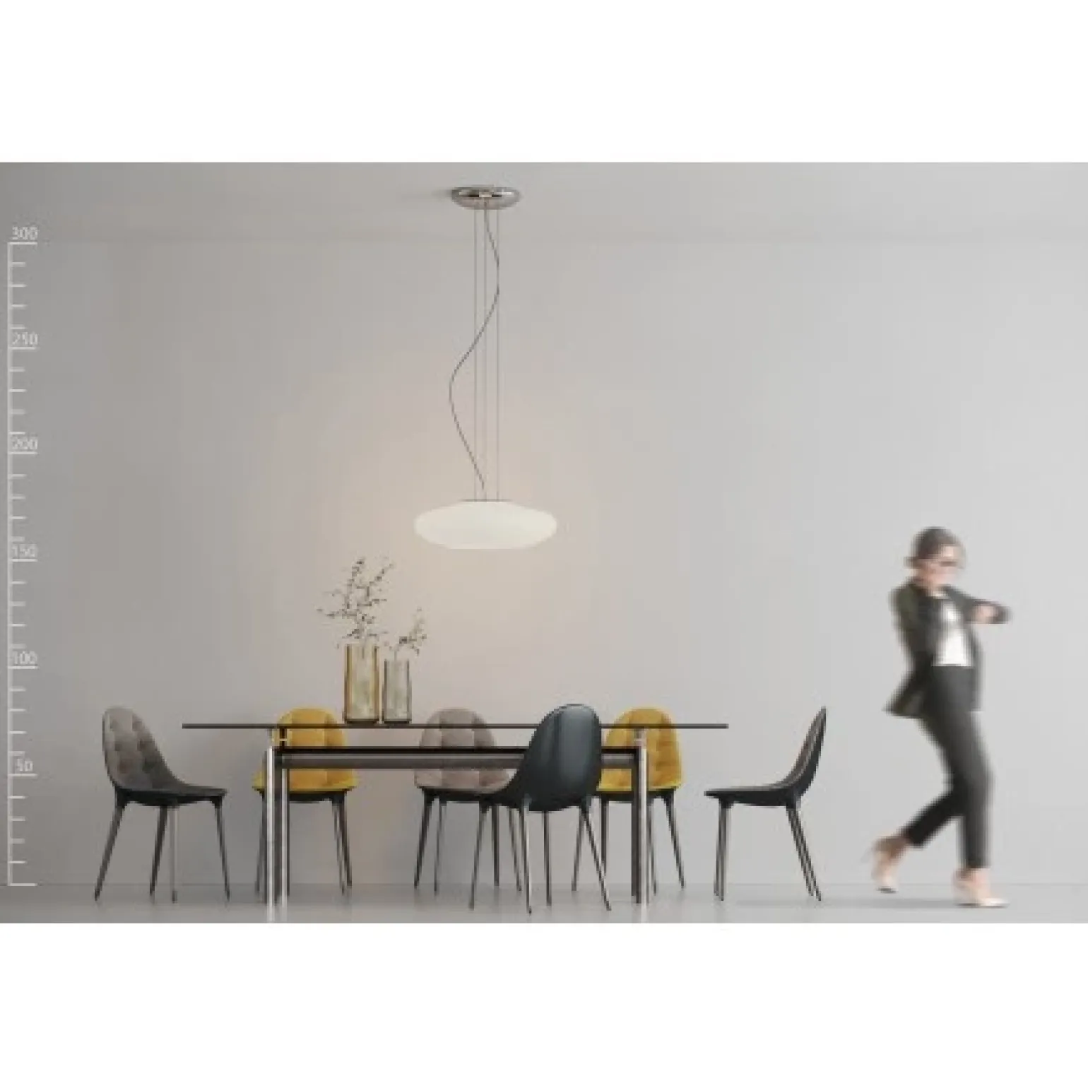 Lampa wisząca PIRES 60 (LP5123-4) - Azzardo - żyrandol