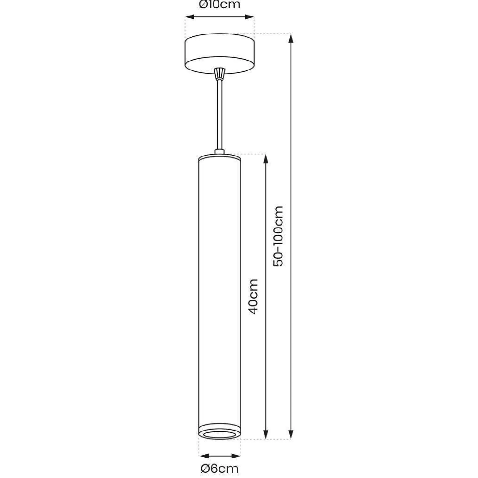 Lampa wisząca PORTER WHITE 1xGU10 (ML8869) - Milagro