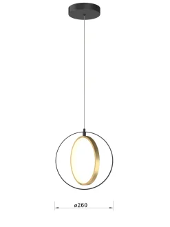 Lampa wisząca przy łóżku LED jedynka VALLA (6134-0110) - Aviano Lighting