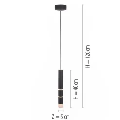 LAMPA WISZĄCA PURE-VEGA (2211-18) - Paul Neuhaus