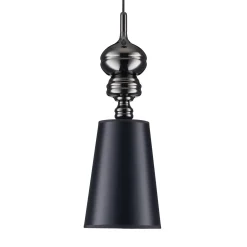 Lampa Wisząca Queen Kol. Czarny 18 cm (MP-8846-18 black) - Step into Design