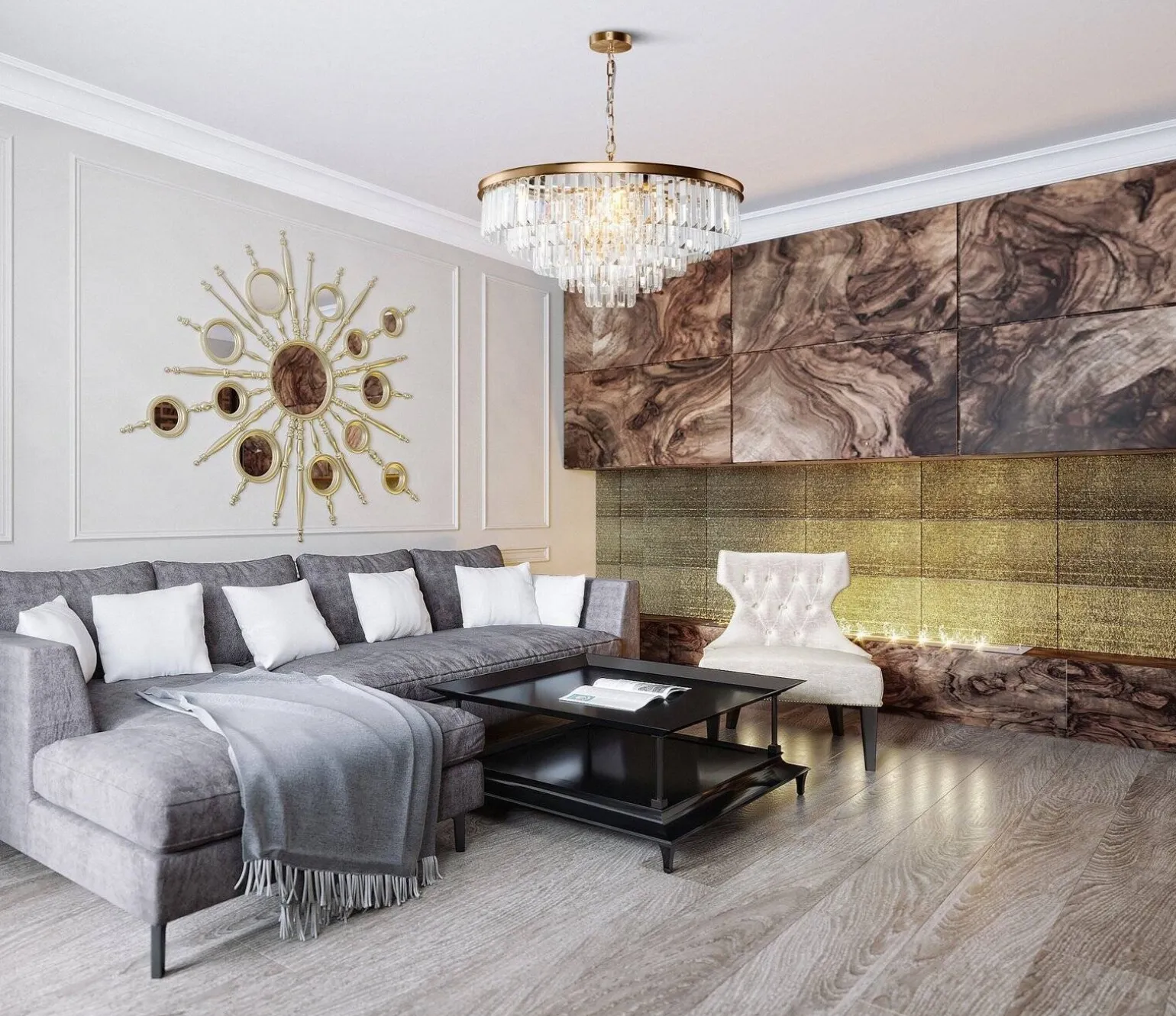 Lampa wisząca Revero (MOD085PL-12BS) - Maytoni