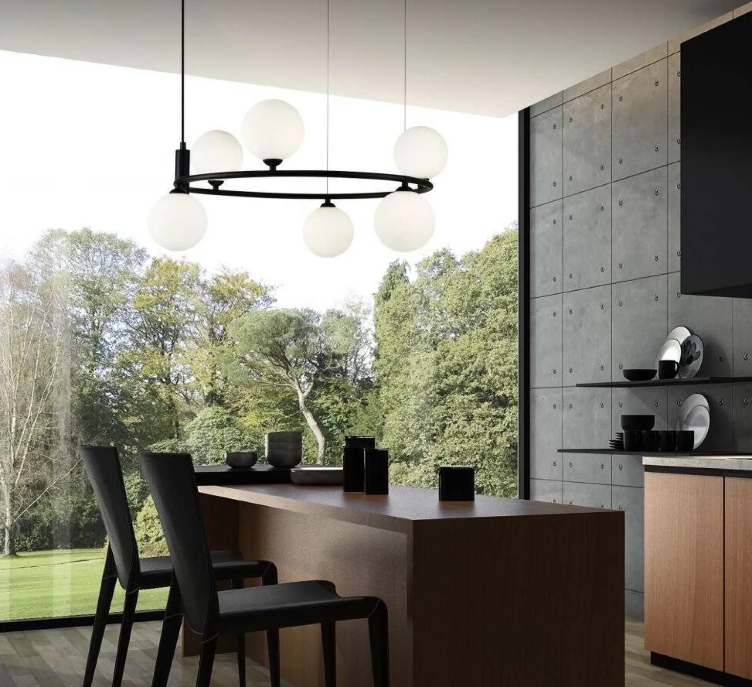 Lampa wisząca Ring Maytoni (MOD013PL-06B)