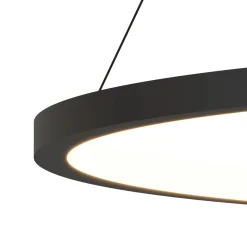 Lampa Wisząca Ringa LED czarna (PL0150-BK) - Yaskr