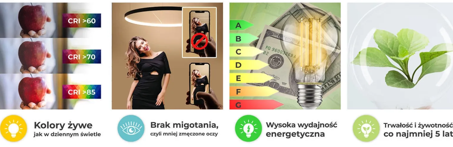 Lampa wisząca RIO 78 biały LED 3000K (TH.102) - Thoro Lighting