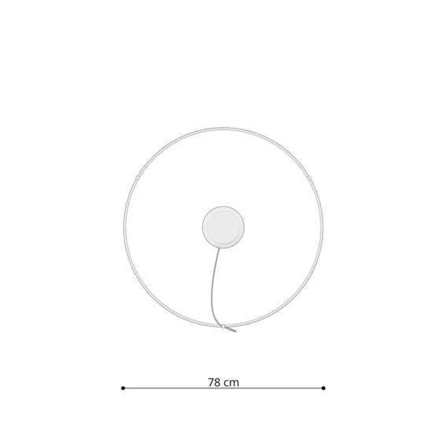 Lampa wisząca RIO 78 biały LED 3000K (TH.102) - Thoro Lighting