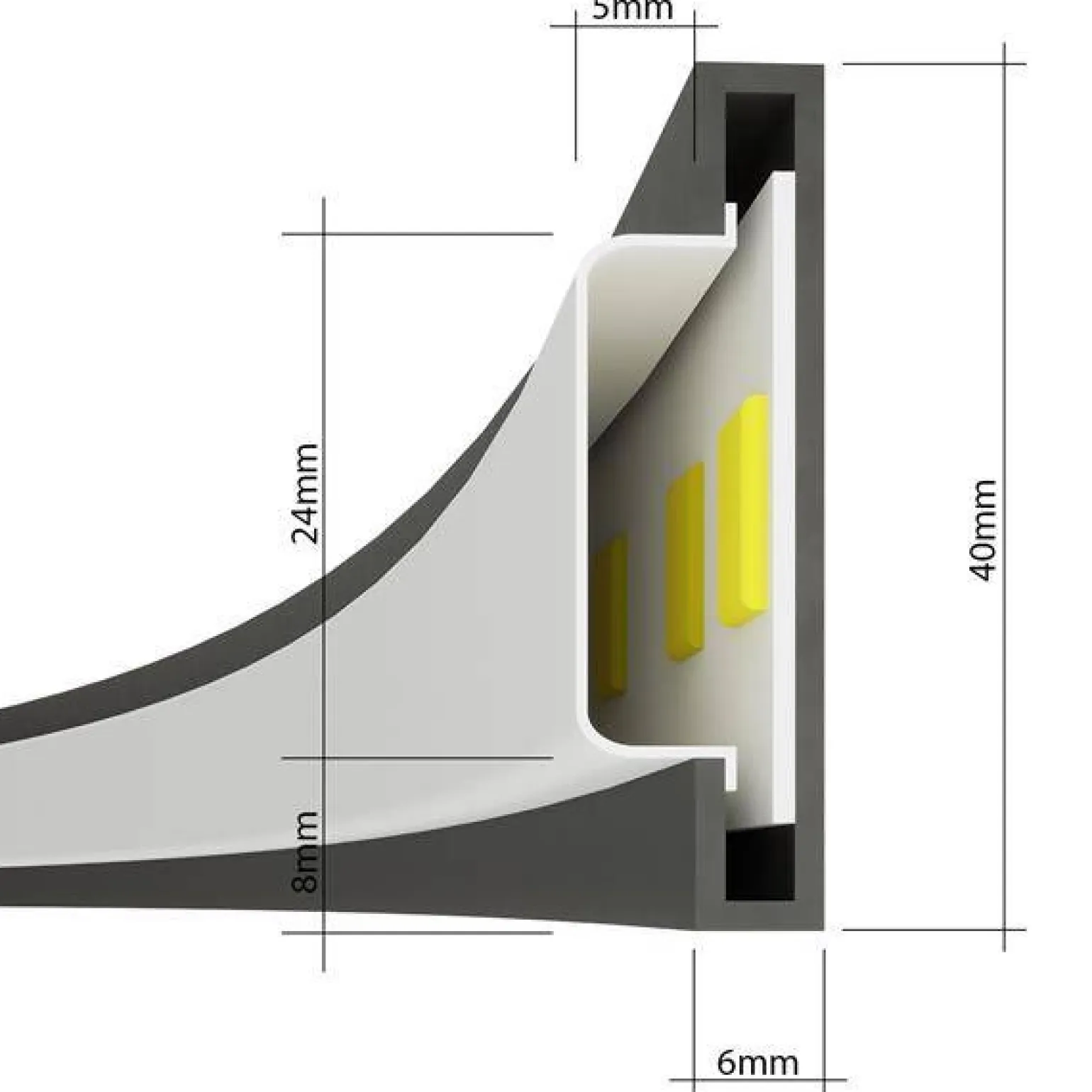 Lampa wisząca RIO 78 biały LED 4000K (TH.109) - Thoro Lighting