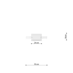 Lampa wisząca RIO 55 czarny LED 3000K (TH.114) - Thoro Lighting