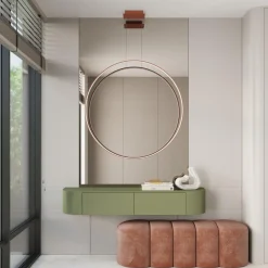 Lampa wisząca RIO 78 ochra czerwona LED 3000K (TH.406) - Thoro Lighting