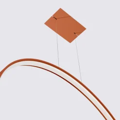 Lampa wisząca RIO 78 ochra czerwona LED 3000K (TH.406) - Thoro Lighting