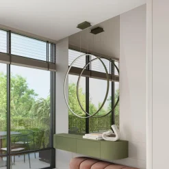 Lampa wisząca RIO 110 zielona oliwka LED 3000K (TH.385) - Thoro Lighting