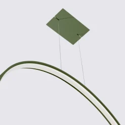 Lampa wisząca RIO 110 zielona oliwka LED 3000K (TH.385) - Thoro Lighting