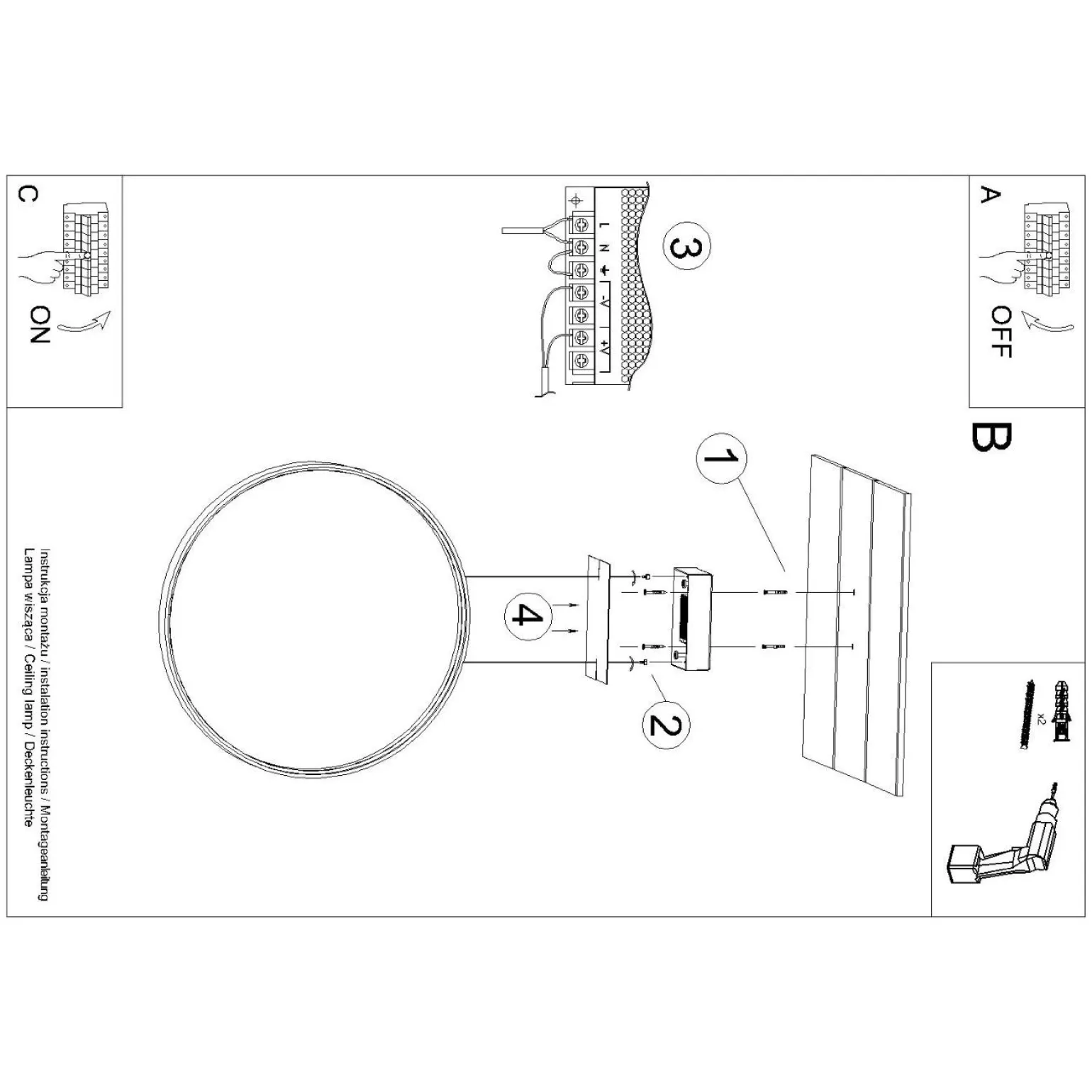 Lampa wisząca RIO 78 zielona oliwka LED 4000K (TH.387) - Thoro Lighting