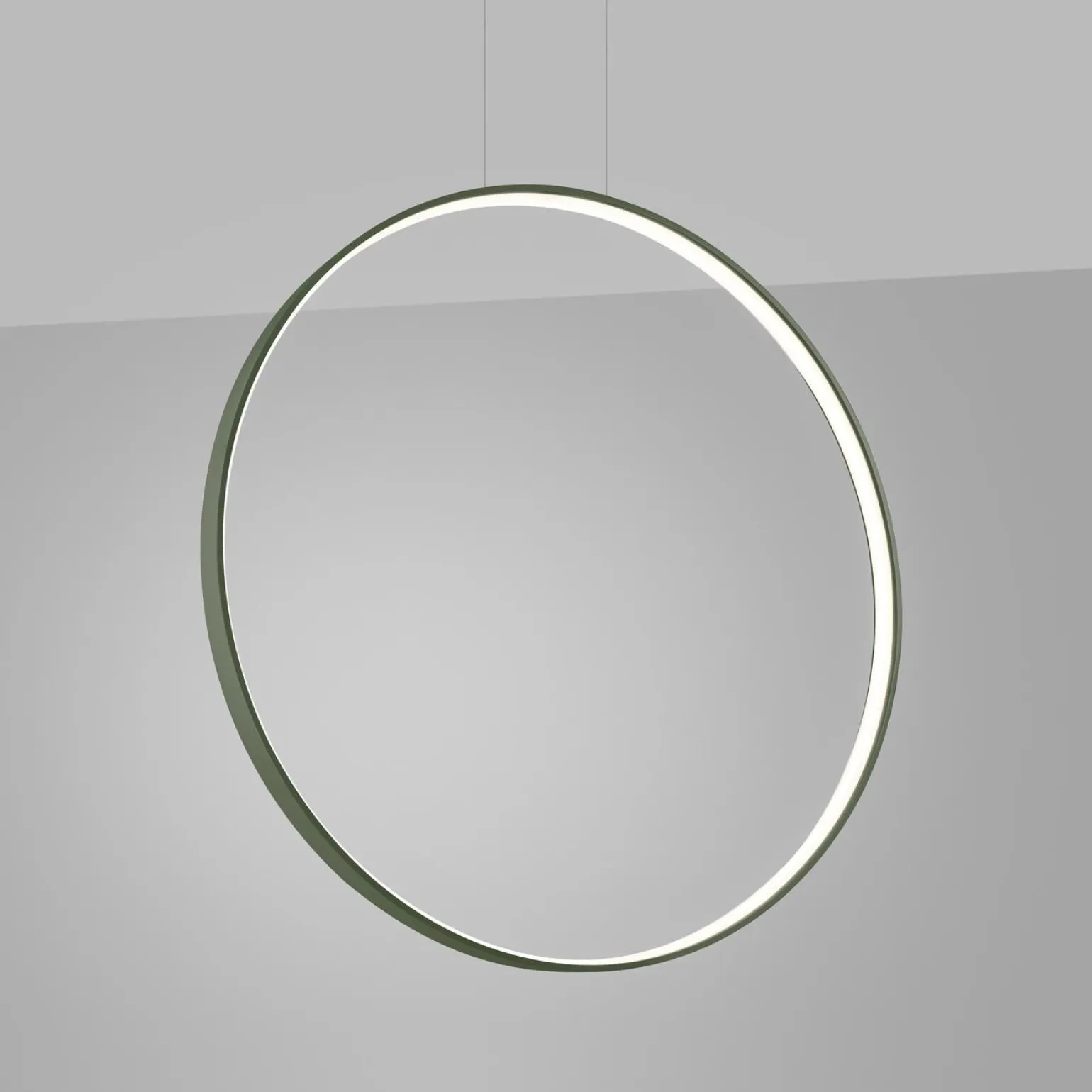 Lampa wisząca RIO 78 zielona oliwka LED 4000K (TH.387) - Thoro Lighting