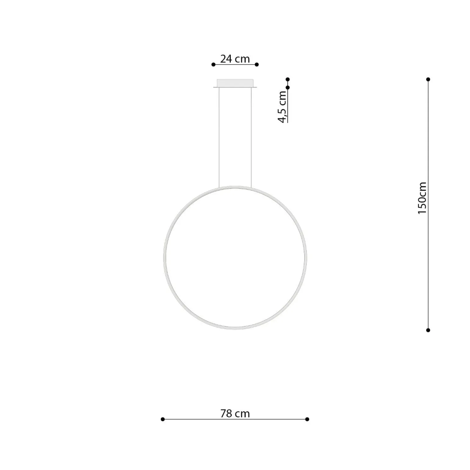 Lampa wisząca RIO 78 zielona oliwka LED 4000K (TH.387) - Thoro Lighting