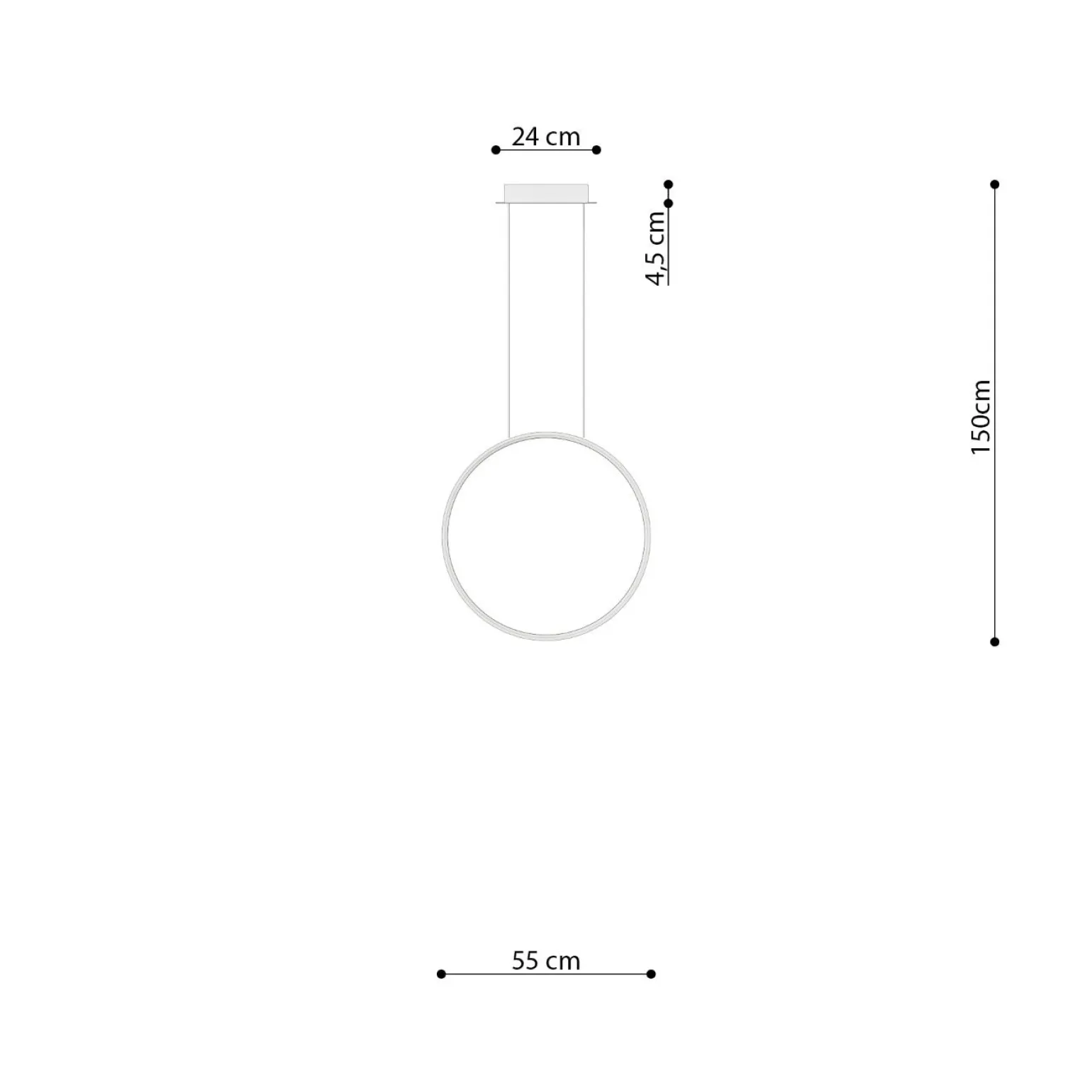 Lampa wisząca RIO 55 zielona oliwka LED 4000K (TH.386) - Thoro Lighting
