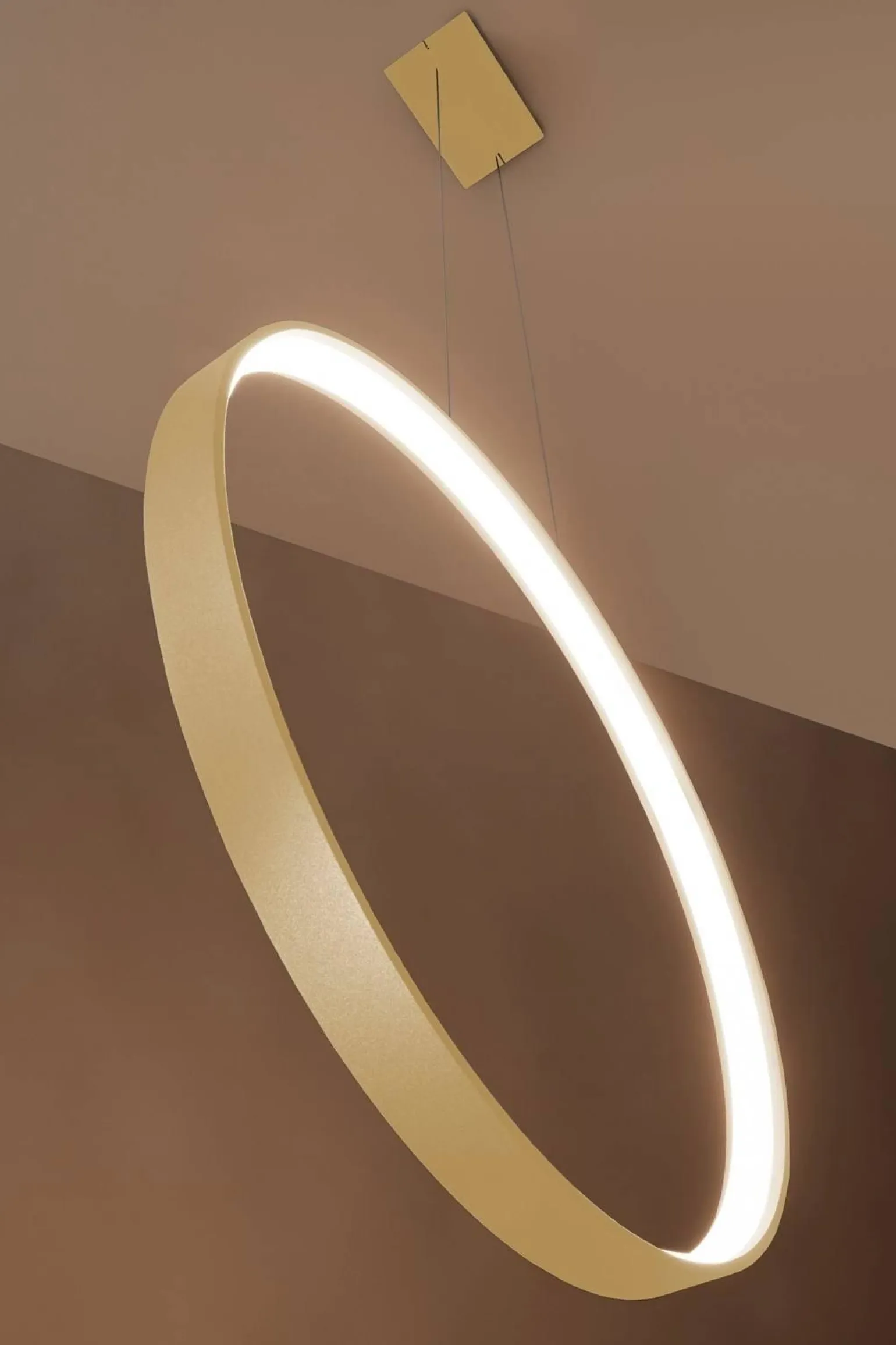 Lampa wisząca RIO 78 złota LED 3000K (TH.175) - Thoro Lighting