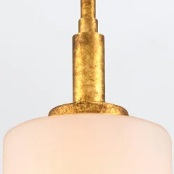 Lampa wisząca Sawgrass - 1 źródło światła - Płatkowe złoto (QN-SAWGRASS-MP-DG-O) - Quintiesse