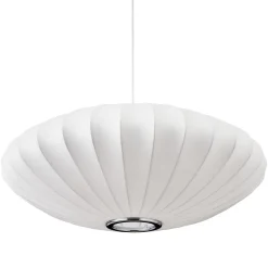 Lampa wisząca SILK FLAT biała 60 cm (ST-2328-60) - Step into Design