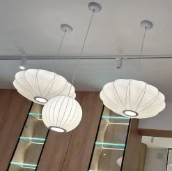 Lampa wisząca SILK X-shape biała 40 cm (ST-2334-40) - Step into Design